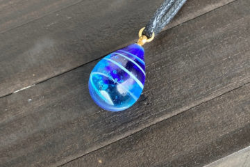 ネックレス　ブルー02