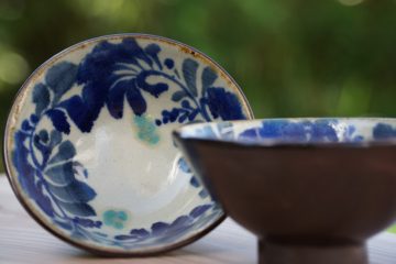 4寸ボウル　唐草【石倉陶器所】